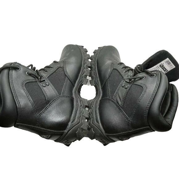 Rocky Mens Alpha Force F241318 Black Leather Lace Up Ankle Casual Work Boots 8 W - Picture 6 of 15